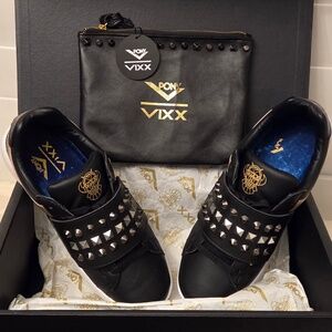 VIXX PONY "Liberty" Limited Edition SUPER HERO Black Sneakers 'RARE' KPOP
